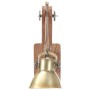 Lámpara de pared redonda estilo industrial latón E27 de vidaXL, Apliques de pared - Ref: Foro24-320576, Precio: 63,73 €, Desc...