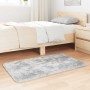 Alfombra de pelo largo NAVARRA gris plata 60x100 cm poliéster en Alfombras | Comprar online en Foru.es