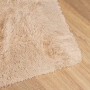 Alfombra peluda de pelo largo NAVARRA beige 80x150 cm Poliéster en Alfombras | Comprar online en Foru.es