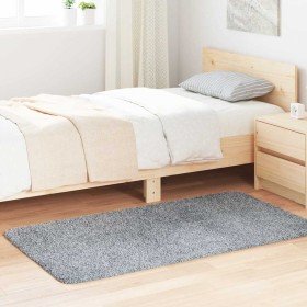 Alfombra de pelo largo NAVARRA gris claro 80x150 cm poliéster en Alfombras | Comprar online en Foru.es