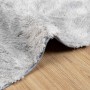 Alfombra de pelo largo NAVARRA gris plata 80x150 cm poliéster en Alfombras | Comprar online en Foru.es