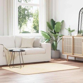 Alfombra de pelo largo NAVARRA color crema 120x170 cm Poliéster en Alfombras | Comprar online en Foru.es