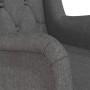 Sillón con patas mecedoras madera de caucho tela gris oscuro de vidaXL, Sillones - Ref: Foro24-329406, Precio: 221,44 €, Desc...