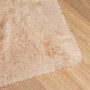Alfombra peluda de pelo largo NAVARRA beige 130x200cm Poliéster en Alfombras | Comprar online en Foru.es