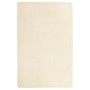 Alfombra peluda de pelo largo NAVARRA crema 130x200cm poliéster en Alfombras | Comprar online en Foru.es