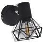 Apliques bombilla filamento LED estilo industrial 2 uds negro de vidaXL, Apliques de pared - Ref: Foro24-242265, Precio: 26,0...