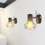 Apliques bombilla filamento LED estilo industrial 2 uds negro de vidaXL, Apliques de pared - Ref: Foro24-242265, Precio: 26,0...
