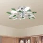 Ceiling lamp with white and purple leaf glass arms by vidaXL, ceiling lights - Ref: Foro24-240982, Price: 47,66 €, Discount: %