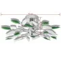 Ceiling lamp with white and purple leaf glass arms by vidaXL, ceiling lights - Ref: Foro24-240982, Price: 47,66 €, Discount: %