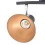 Lámpara de techo para 2 bombillas E27 negra y dorada de vidaXL, Apliques de techo - Ref: Foro24-244409, Precio: 21,55 €, Desc...