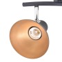 Lámpara de techo para 2 bombillas E27 negra y dorada de vidaXL, Apliques de techo - Ref: Foro24-244409, Precio: 22,92 €, Desc...