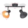 Lámpara de techo para 2 bombillas E27 negra y dorada de vidaXL, Apliques de techo - Ref: Foro24-244409, Precio: 21,55 €, Desc...