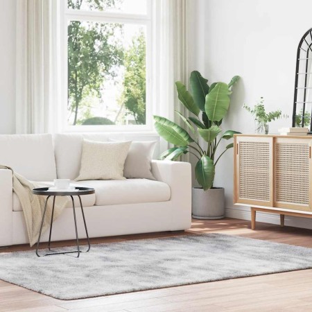 Alfombra de pelo largo NAVARRA gris plateado 160x230 cm en Alfombras | Comprar online en Foru.es