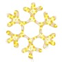 Figura de Navidad copo de nieve 48 LEDs blanco cálido 27x27 cm de vidaXL, Luces de Navidad - Ref: Foro24-343293, Precio: 20,8...