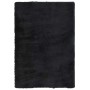 Alfombra peluda de pelo largo NAVARRA negra 200x290cm poliéster en Alfombras | Comprar online en Foru.es