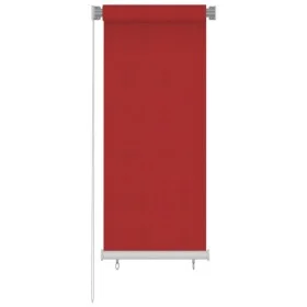 Persiana enrollable de jardín HDPE rojo 60x140 cm de vidaXL, Persianas y estores - Ref: Foro24-312887, Precio: 26,47 €, Descu...