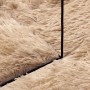 Alfombra peluda de pelo largo NAVARRA beige 240x340cm poliéster en Alfombras | Comprar online en Foru.es