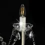 Lámpara de araña con cuentas blanco 8 bombillas E14 de vidaXL, Lámparas de araña - Ref: Foro24-281604, Precio: 176,73 €, Desc...