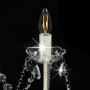 Lámpara de araña con cuentas blanco 8 bombillas E14 de vidaXL, Lámparas de araña - Ref: Foro24-281604, Precio: 190,93 €, Desc...