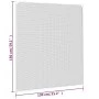 Mosquitera magnética para ventanas blanco 130x150 cm de vidaXL, Mosquiteras para ventanas - Ref: Foro24-153855, Precio: 31,59...