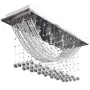 Lámpara de techo con lágrimas de cristal 8 x G9 29 cm de vidaXL, Apliques de techo - Ref: Foro24-241391, Precio: 150,72 €, De...