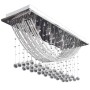 Lámpara de techo con lágrimas de cristal 8 x G9 29 cm de vidaXL, Apliques de techo - Ref: Foro24-241391, Precio: 152,99 €, De...