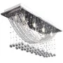 Lámpara de techo con lágrimas de cristal 8 x G9 29 cm de vidaXL, Apliques de techo - Ref: Foro24-241391, Precio: 150,72 €, De...