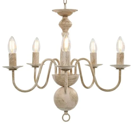 Antique white chandelier 5 x E14 bulbs by vidaXL, chandeliers - Ref: Foro24-281614, Price: 77,77 €, Discount: %
