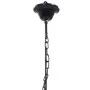 Lámpara de araña de cristal 5 bombillas negra de vidaXL, Lámparas de araña - Ref: Foro24-240308, Precio: 58,50 €, Descuento: %