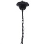 Lámpara de araña de cristal 5 bombillas negra de vidaXL, Lámparas de araña - Ref: Foro24-240308, Precio: 59,74 €, Descuento: %