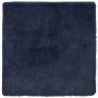 Alfombra de pelo largo NAVARRA azul marino 160x160 cm poliéster en Alfombras | Comprar online en Foru.es