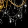 Lámpara de araña con cuentas dorado 8 bombillas E14 de vidaXL, Lámparas de araña - Ref: Foro24-281607, Precio: 194,75 €, Desc...