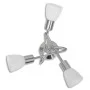 Lámpara de techo con pantallas de cristal para 3 bombillas E14 de vidaXL, Apliques de techo - Ref: Foro24-240983, Precio: 32,...