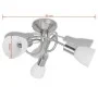Lámpara de techo con pantallas de cristal para 3 bombillas E14 de vidaXL, Apliques de techo - Ref: Foro24-240983, Precio: 32,...