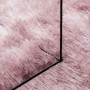 Alfombra de pelo largo NAVARRA rosa polvoriento 200x200 cm en Alfombras | Comprar online en Foru.es