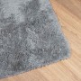 Alfombra de pelo largo NAVARRA gris claro 200x200 cm poliéster en Alfombras | Comprar online en Foru.es