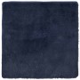Alfombra de pelo largo NAVARRA azul marino 200x200 cm poliéster en Alfombras | Comprar online en Foru.es