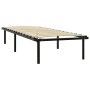 Estructura de cama de metal negro 90x200 cm de vidaXL, Camas y somieres - Ref: Foro24-284678, Precio: 93,16 €, Descuento: %
