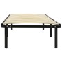 Estructura de cama de metal negro 90x200 cm de vidaXL, Camas y somieres - Ref: Foro24-284678, Precio: 93,16 €, Descuento: %