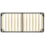 Estructura de cama de metal negro 90x200 cm de vidaXL, Camas y somieres - Ref: Foro24-284678, Precio: 93,16 €, Descuento: %
