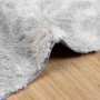 Alfombra de pelo largo NAVARRA gris plateado 240x240 cm en Alfombras | Comprar online en Foru.es