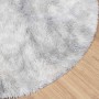 Alfombra de pelo largo NAVARRA gris plateado 100x100 cm en Alfombras | Comprar online en Foru.es