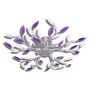 Lámpara de techo brazos de cristal forma hoja 5 bombillas E14 by vidaXL, ceiling lights - Ref: Foro24-241477, Price: 47,37 €,...