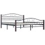 Estructura de cama de metal negra 180x200 cm de vidaXL, Camas y somieres - Ref: Foro24-285295, Precio: 176,16 €, Descuento: %