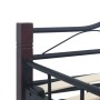 Estructura de cama de metal negra 180x200 cm de vidaXL, Camas y somieres - Ref: Foro24-285295, Precio: 176,16 €, Descuento: %