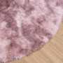 Alfombra de pelo largo NAVARRA rosa polvoriento 120x120 cm en Alfombras | Comprar online en Foru.es