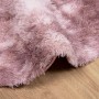 Alfombra de pelo largo NAVARRA rosa polvoriento 120x120 cm en Alfombras | Comprar online en Foru.es