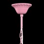 Lámpara de araña de cristal 5 bombillas rosa de vidaXL, Lámparas de araña - Ref: Foro24-240310, Precio: 57,73 €, Descuento: %