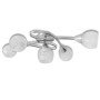 Lámpara de techo con pantallas de cristal para 5 bombillas E14 de vidaXL, Apliques de techo - Ref: Foro24-241480, Precio: 44,...