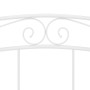 Estructura de cama de metal blanco 200x200 cm de vidaXL, Camas y somieres - Ref: Foro24-325007, Precio: 153,90 €, Descuento: %